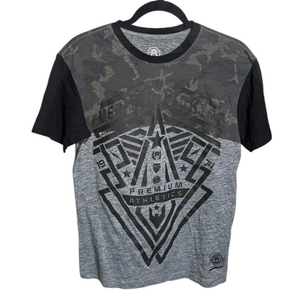 American Fighter All Over Print Short Sleeve T-Shirt Size Small